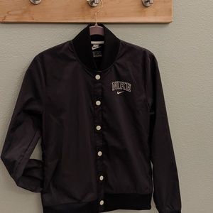 Black nike bomber jacket!